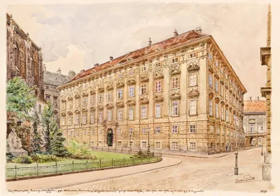 Das Unterrichtsministerium Am Minoritenplatz The Ministry Of Education On Minoritenplatz