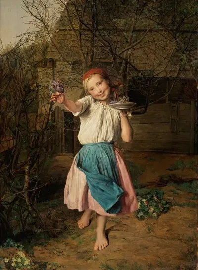 Das Veilchenmadchen The Violet Girl