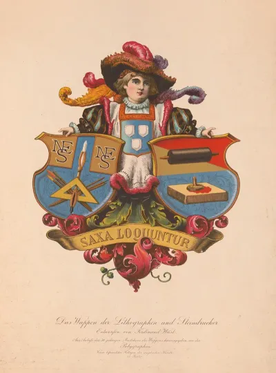 Das Wappen Der Lithographen And Steindrucker 2
