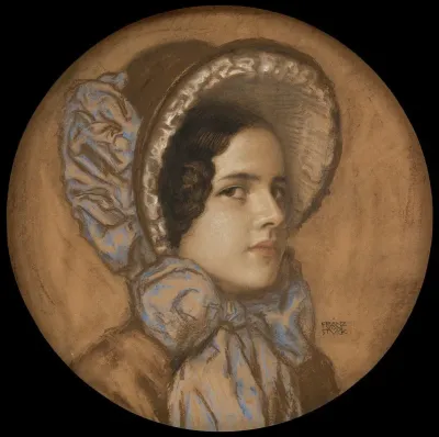 Daughter Mary With A Frilly Hat