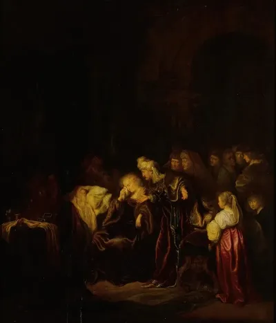 David And Bathsheba Mourning Their Dead Son 2