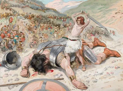 David Cuts Off The Head Of Goliath