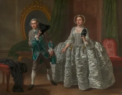 David Garrick And Mrs Pritchard In Benjamin Hoadleys The Suspicious Husband