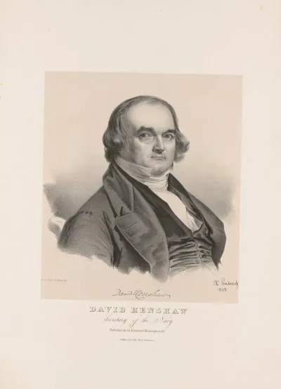 David Henshaw Secretary Of The Navy