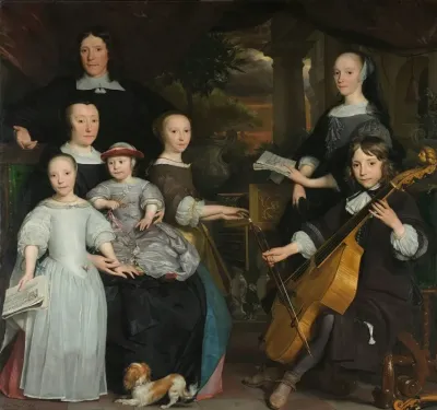 David Leeuw With His Family