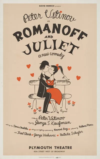 David Merrick Presents Peter Ustinov In Romanoff And Juliet A New Comedy