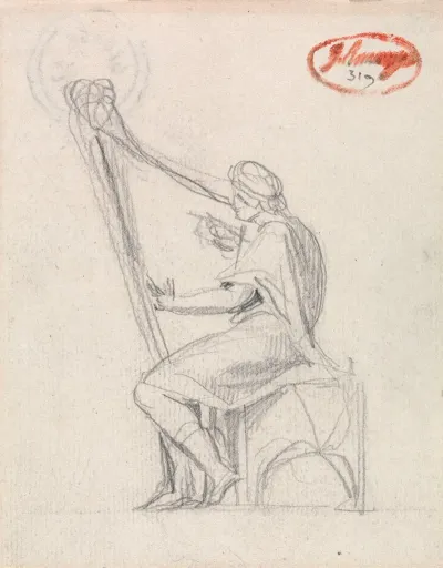 David Playing The Harp 2
