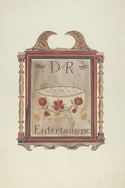 David Reeds Tavern Sign Recto