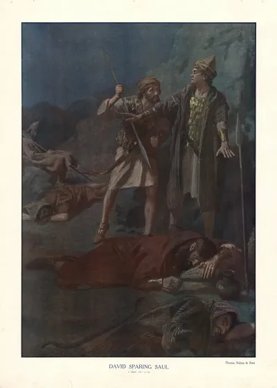 David Sparing Saul
