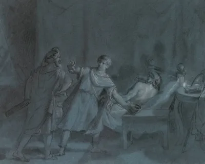 David Sparing The Life Of Saul
