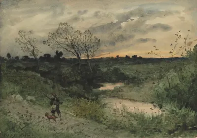Dawn Hunter With Dog