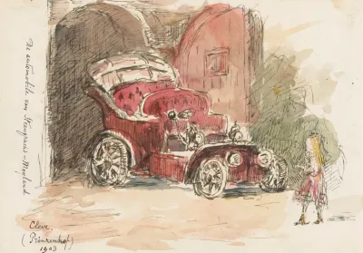De Automobile Van Steengracht Moyland In Het Prinzenhof Te Cleve