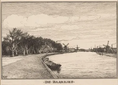 De Baarsjes Gezicht Op Kanaal