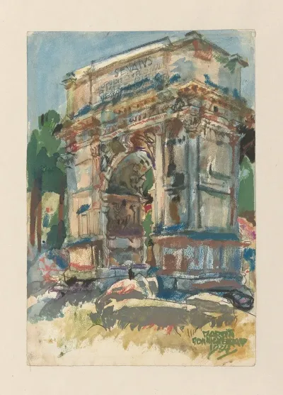 De Boog Van Titus Rome