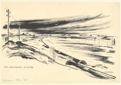 De Dijk Naar Marken Bij Uitdam