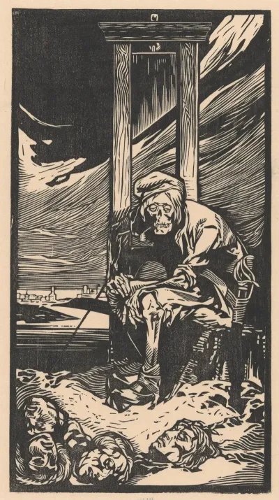 De Dood Bij De Guillotine