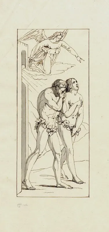 De Engel Verdrijft Adam En Eva Uit Het Paradijs 2