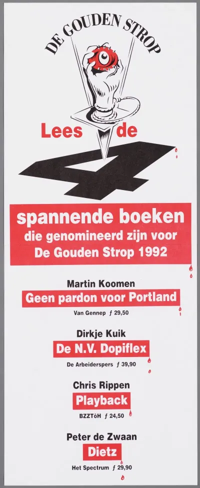 De Gouden Strop Lees De Spannende Boeken Die Genomineerd Zijn Voor De Gouden Strop 1992