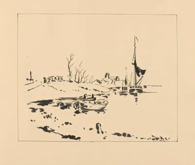 De Haven En De Grote Kerk Te Veere