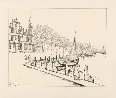 De Huizen T Lammetje Of Het Schotse Huis En De Gulden Struijs Aan De Kade Te Veere
