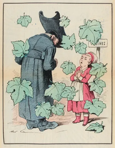 De Lutilite Des Feuilles Dans La Vigne Du Seigneur