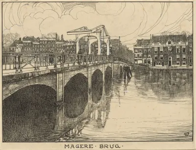 De Magere Brug Te Amsterdam