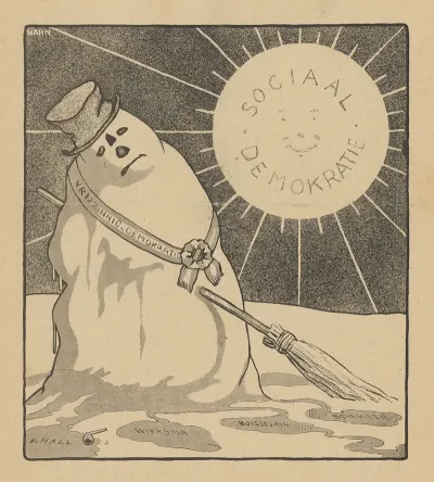 De Notenkraker 20 Juli 1907 De Wegsmeltende Vrijzinnig Demokratie