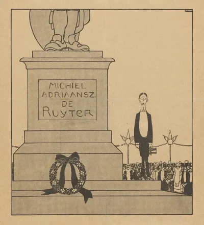 De Notenkraker 23 Maart 1907 De Hulde Van Het Nageslacht