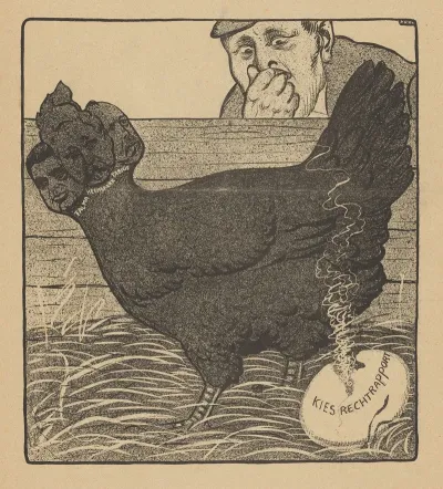 De Notenkraker 28 September 1907 Het Anti Rev Kiesrecht Rapport