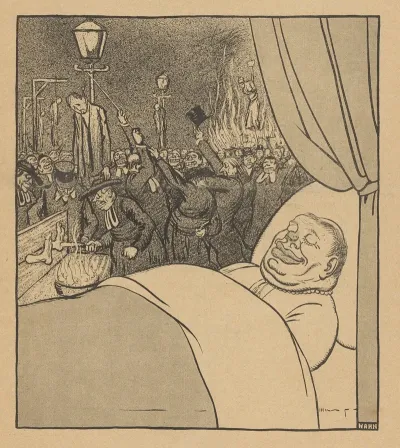 De Notenkraker 29 Juni 1907 Verkiezingsdroom Van Een Man Gods