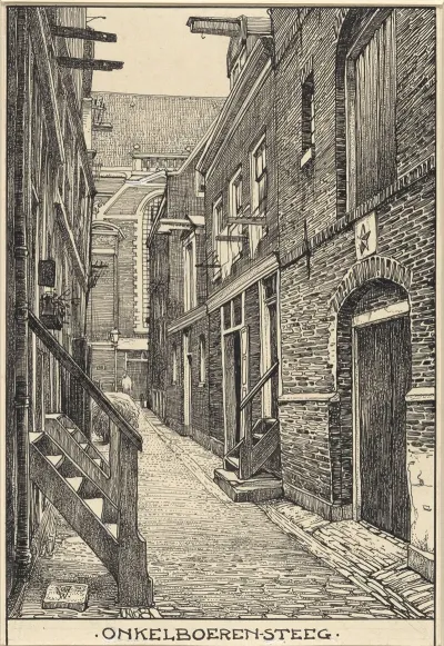 De Onkel Boeren Steeg Te Amsterdam
