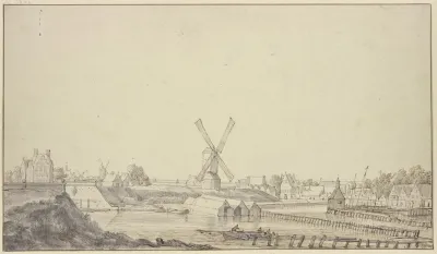 De Oude Jachthaven Van Den Amstel Te Amsteldam