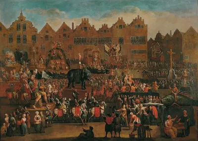 De Oude Ommegang Op De Meir