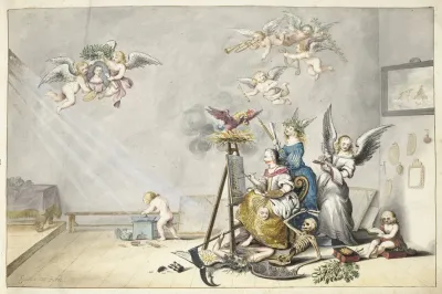 De Overwinning Van De Schilderkunst Over De Dood