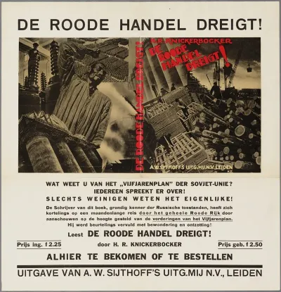 De Roode Handel Dreigt Door H R Knickerbocker
