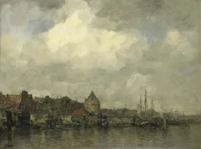 De Schreierstoren Aan De Buitenkant Te Amsterdam