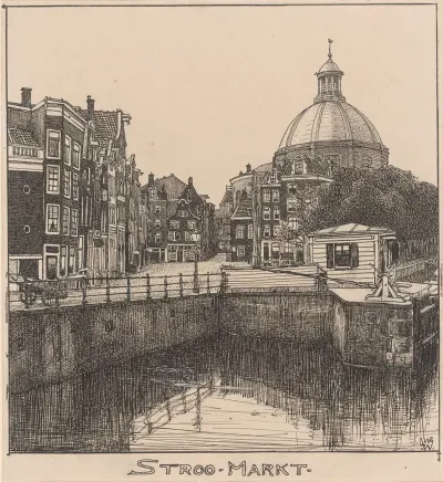 De Stroo Markt Te Amsterdam