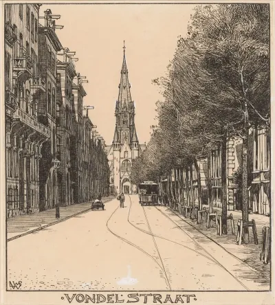 De Vondelstraat Te Amsterdam