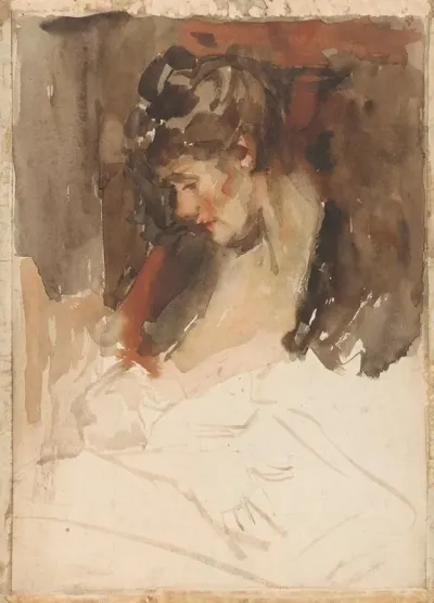 De Vrouw Van Wilhelmus Johannes Steenhoff Met Haar Kind Aan De Borst