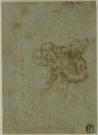 Dead Christ Supported By Holy Women And Angels