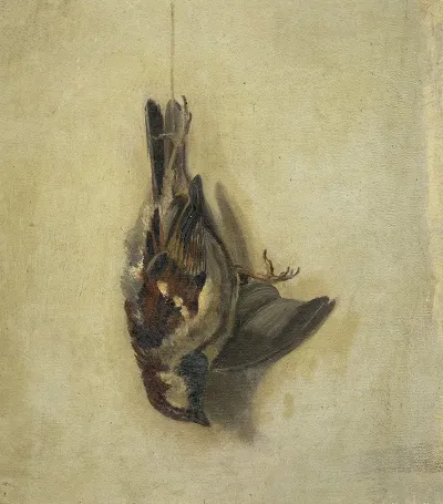 Dead Sparrow On A String