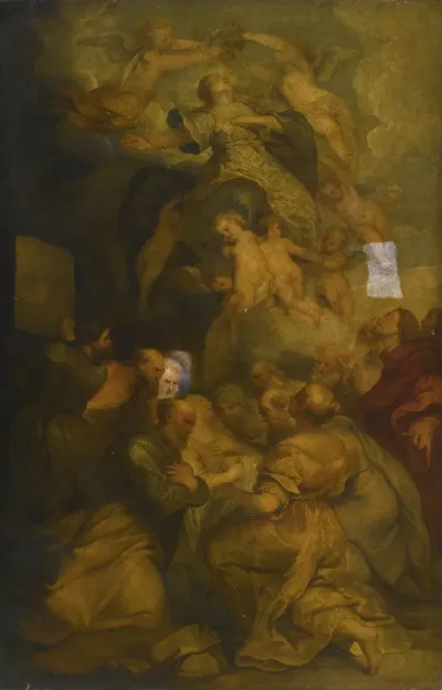 Death Assumption And Coronation Of The Virgin