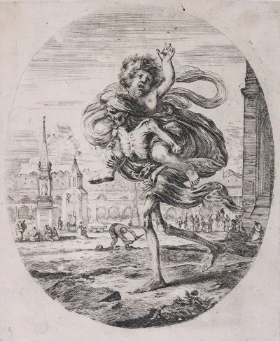Death Carrying A Child