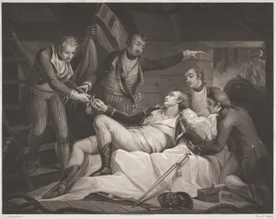 Death Of Captain Alexander Hood