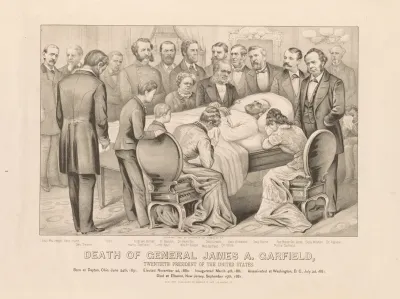Death Of General James A Garfield Twentieth President Of The United States