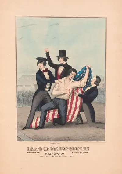 Death Of George Shifler Born Jan 24 1825 Murdered May 6 1844 In Kensington