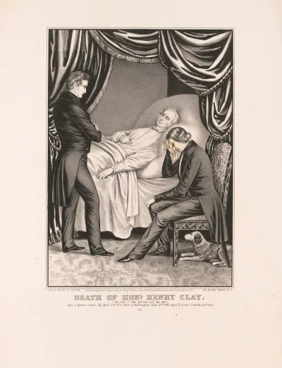 Death Of Honl Henry Clay My Son I Am Going Sit By Me