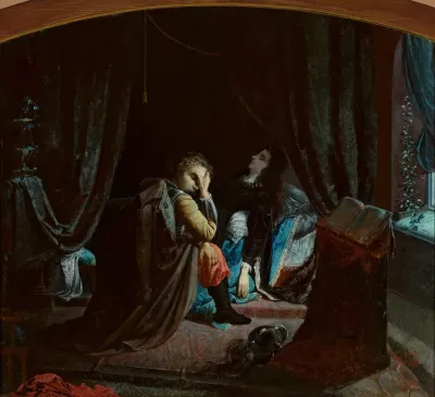 Death Of Maria Illustriation To The Poem By A Malczewski