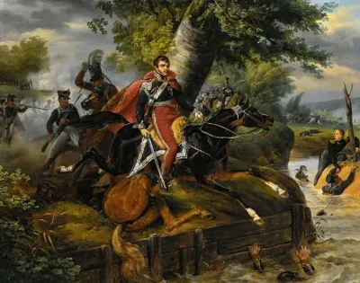 Death Of Prince Poniatowski On October 19th 1813