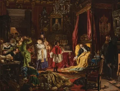 Death Of Sigismund Augustus In Knyszyn In 1572